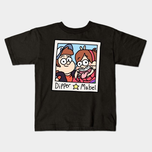 Pines Twins Kids T-Shirt by Kyonkichi.art